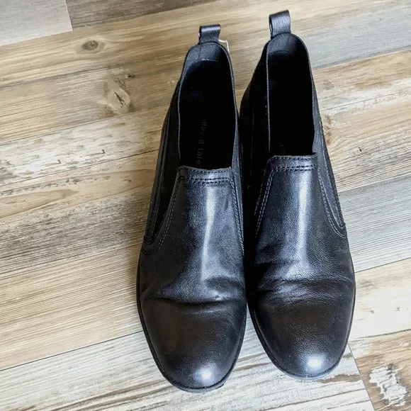 David Tate Shoes David Tate Womens Black Loafers Shoes